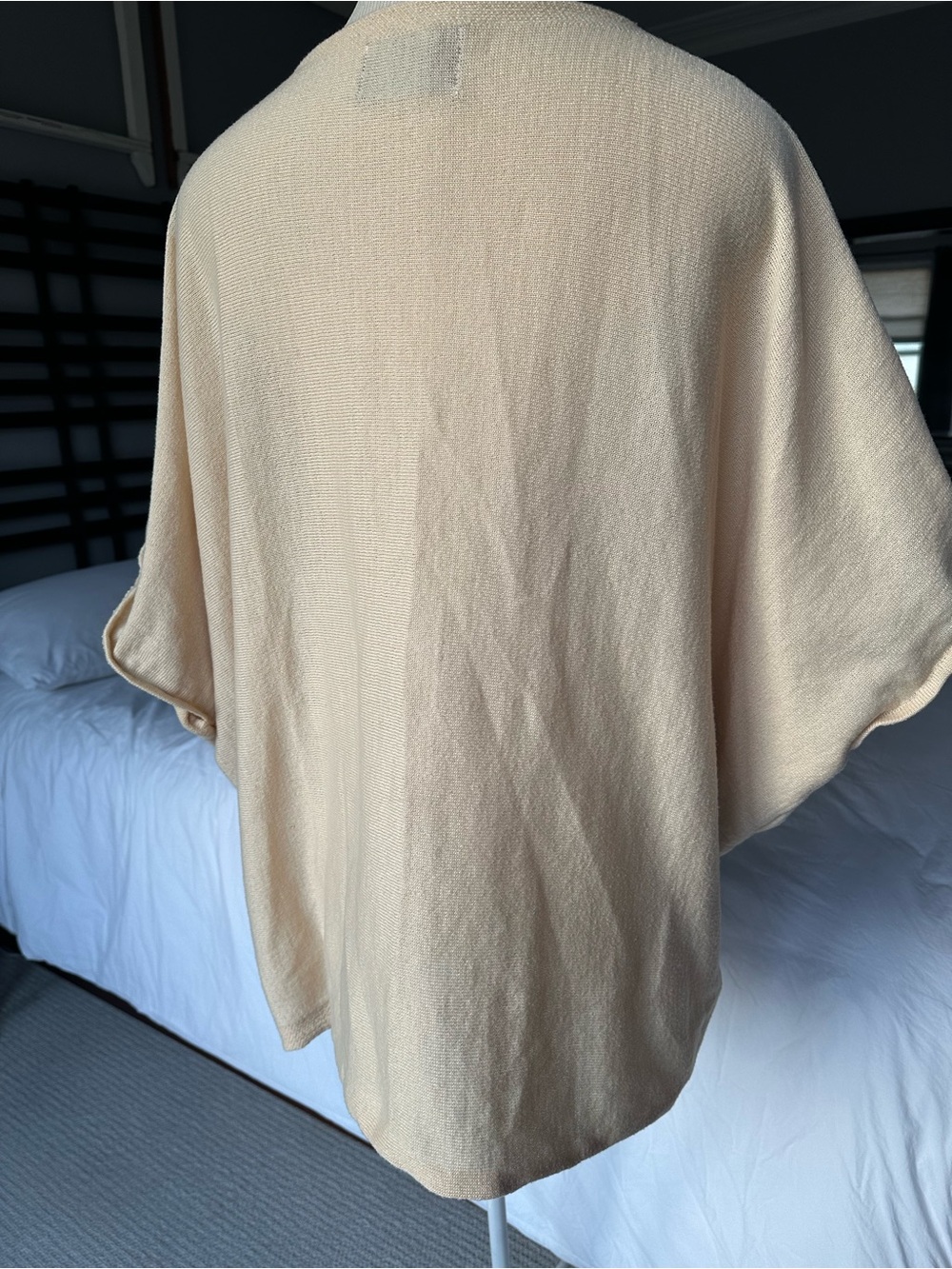Save the Ocean cream knit wrap/shrug, one size fits all - Picture 5 of 11